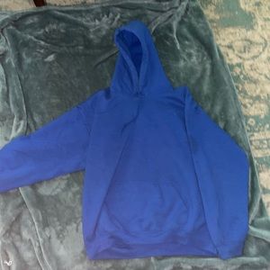 Blue dirt bike hoodie